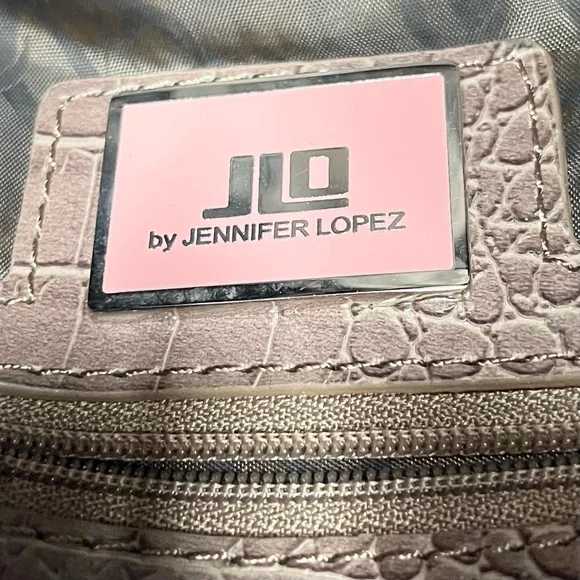 J Lo Hobo Floral Jacquard Natural Shoulder Bag - Picture 8 of 9